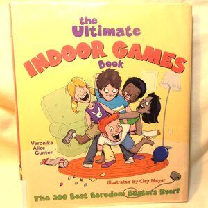 *** Ultimate INDOOR GAMES Book *** with Illustration by Clay Mayer